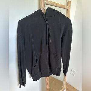 H&M Black Hoodie with Front Pocket